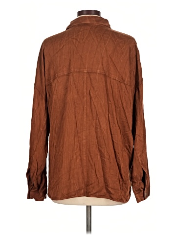 Purejill Long Sleeve Button-Down Shirt (view 2)