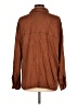 Purejill Brown Long Sleeve Button-Down Shirt Size L (petite) - photo 2