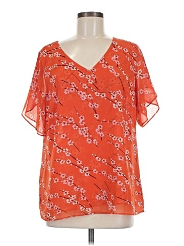 CAbi Short Sleeve Blouse (view 1)
