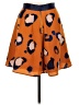 3.1 Phillip Lim for Target 100% Polyester Animal Print Orange Casual Skirt Size 8 - photo 2