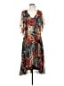 Club Monaco 100% Polyester Tropical Red Cocktail Dress Size 0 - photo 1