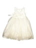Special Editions 100% Polyester Solid Ivory Dress Size 4T - photo 2