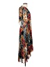 Club Monaco 100% Polyester Tropical Red Cocktail Dress Size 0 - photo 4