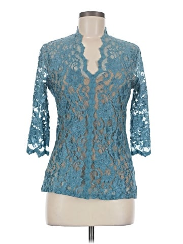 Karen Kane 3/4 Sleeve Blouse (view 1)