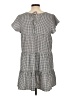 Mi ami Checkered-gingham Gray Casual Dress Size L - photo 2