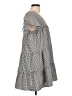 Mi ami Checkered-gingham Gray Casual Dress Size L - photo 4