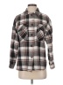 Timing 100% Cotton Plaid Gray Long Sleeve Button-Down Shirt Size S - photo 1