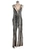 Bishop + Young Graphic Silver Black Jumpsuit Size L - photo 2