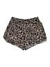 H&M 100% Cotton Animal Print Gold Shorts Size M - photo 1