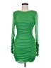 H&M 100% Polyester Green Cocktail Dress Size M - photo 1