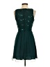 Speechless 100% Polyester Stars Teal Cocktail Dress Size 5 - photo 2