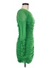 H&M 100% Polyester Green Cocktail Dress Size M - photo 4
