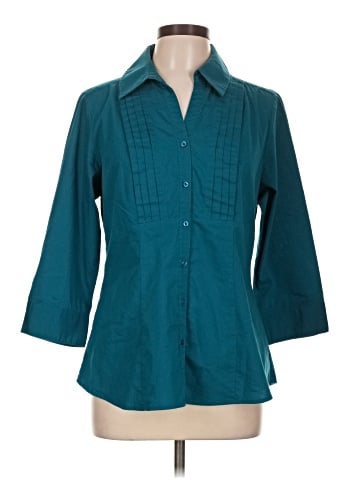 Zac & Rachel 3/4 Sleeve Button-Down Shirt (view 1)