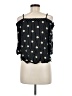 Papermoon 100% Rayon Black Sleeveless Blouse Size M - photo 2