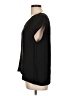 Theory 100% Silk Black Short Sleeve Top Size L - photo 5