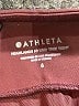 Athleta 100% Spandex Burgundy Active Pants Size 6 - photo 4