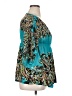 Madison Teal 3/4 Sleeve Blouse Size XL - photo 4