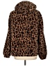 Stateside Animal Print Brown Faux Fur Jacket Size L - photo 2