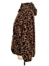 Stateside Animal Print Brown Faux Fur Jacket Size L - photo 5