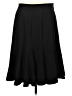 Tribella Solid Black Formal Skirt Size 10 - photo 1