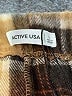 Active USA Plaid Brown Skort Size L - photo 3