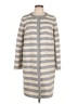 Weekend Max Mara Stripes Gray Coat Size 12 - photo 1