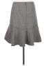 Ann Taylor Houndstooth Gray Formal Skirt Size 6 - photo 2
