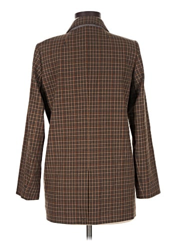 Madewell Caldwell Double-Breasted Blazer in Mandell Plaid (view 2)