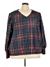 Cato Blue Long Sleeve Blouse Size 26/28W - photo 1