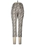 Insight Animal Print Ivory Casual Pants Size 10 - photo 2