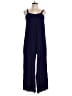 Shinestar 100% Rayon Solid Blue Jumpsuit Size L - photo 1