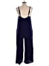 Shinestar 100% Rayon Solid Blue Jumpsuit Size L - photo 2