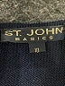 St. John Solid Blue Black Casual Dress Size 10 - photo 7