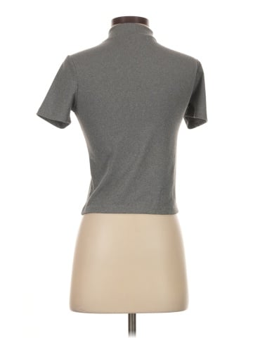 Charlotte Russe Short Sleeve Turtleneck (view 2)