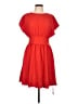 Halara Solid Red Casual Dress Size L - photo 1