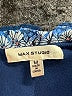 Max Studio 100% Polyester Paisley Blue Cocktail Dress Size M - photo 7