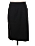 Theory Solid Black Wool Skirt Size 2 - photo 1
