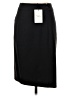 Theory Solid Black Wool Skirt Size 2 - photo 2