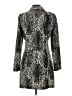 A. Byer 100% Polyester Animal Print Silver Coat Size L - photo 2