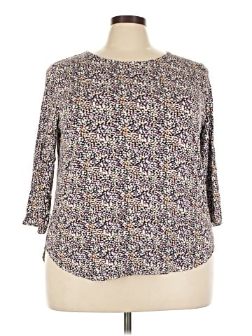 Philosophy Republic Clothing 3/4 Sleeve Blouse (view 1)