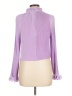 Tibi 100% Polyester Purple Long Sleeve Turtleneck Size L - photo 2