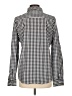 C. Wonder 100% Cotton Checkered-gingham Blue Long Sleeve Button-Down Shirt Size L - photo 2