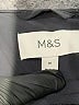 M&S 100% Polyester Solid Black Jacket Size M - photo 6