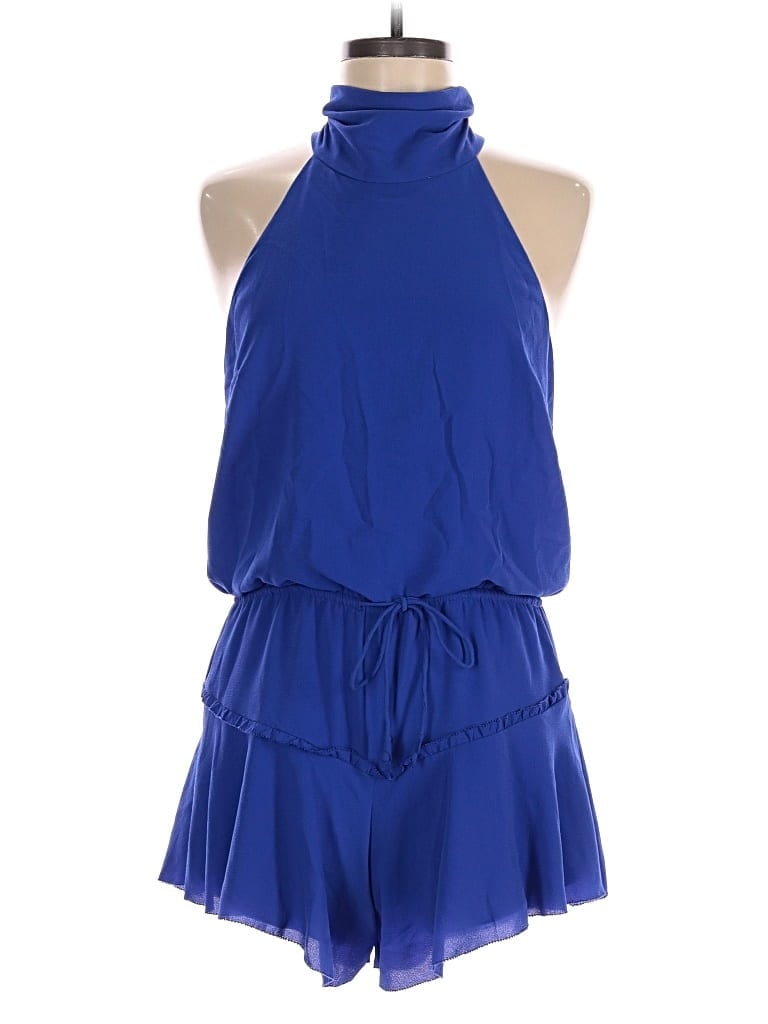 Pre-owned Saylor Romper In Blue