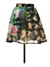 Alice McCall 100% Polyester Tropical Black Casual Skirt Size 4 - photo 1