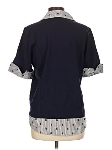 Jones New York Signature Short Sleeve Blouse (view 2)