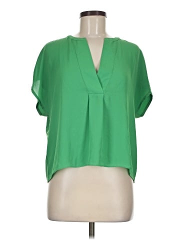 Ann Taylor Short Sleeve Blouse (view 1)