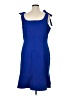 Julia Jordan Solid Blue Cocktail Dress Size 16 - photo 2
