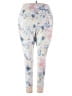 Active by Old Navy Floral White Active Pants Size 3X - photo 2