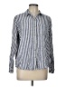 Universal Thread Stripes Blue Long Sleeve Button-Down Shirt Size L - photo 1